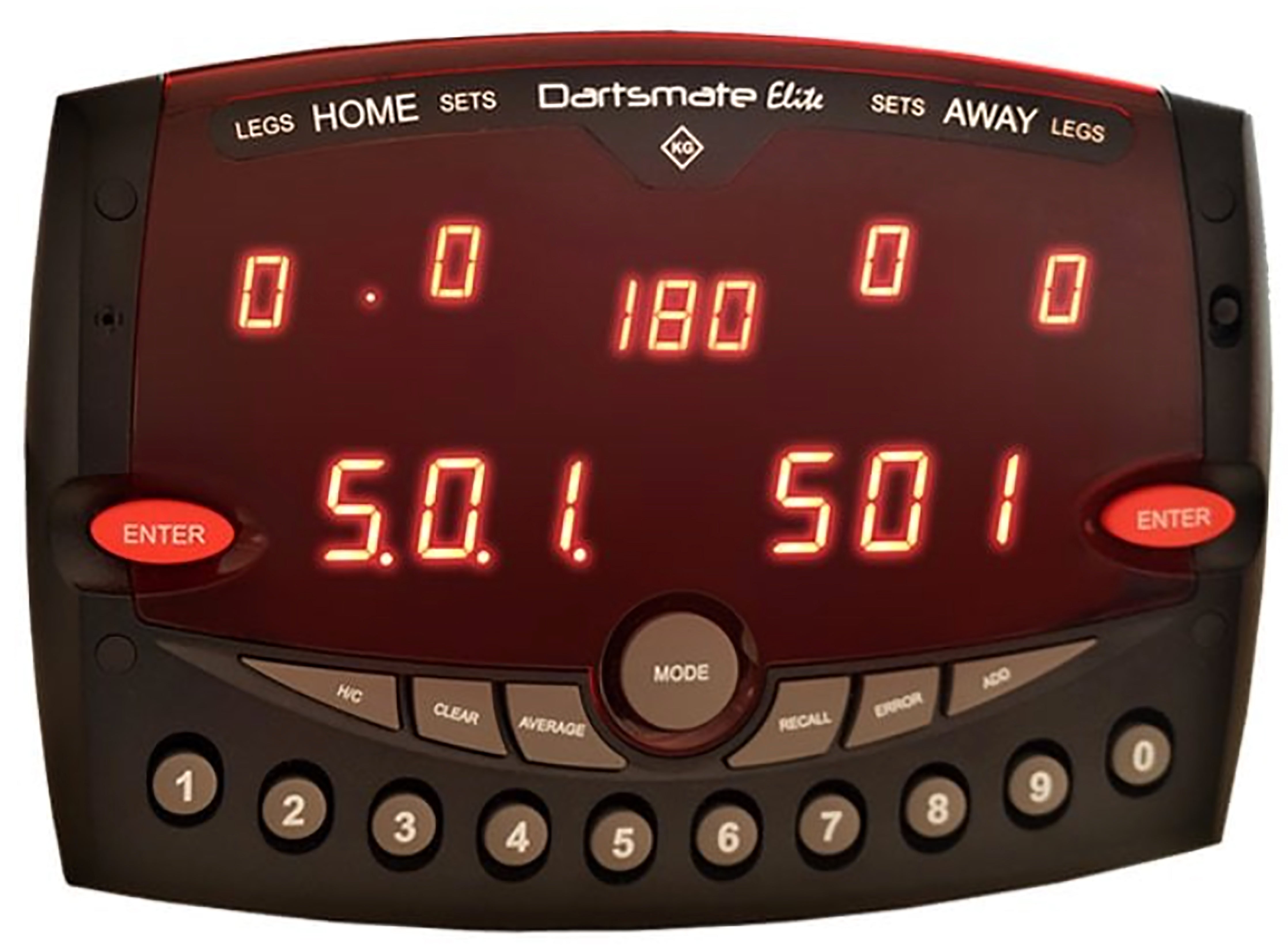 Electronic dart scorer for pro and casual darts players