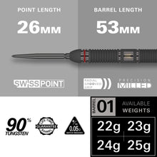 Target Scope 03 SP Steel Tip Darts Set 2024 - 90% Tungsten - 21g 23g 25g