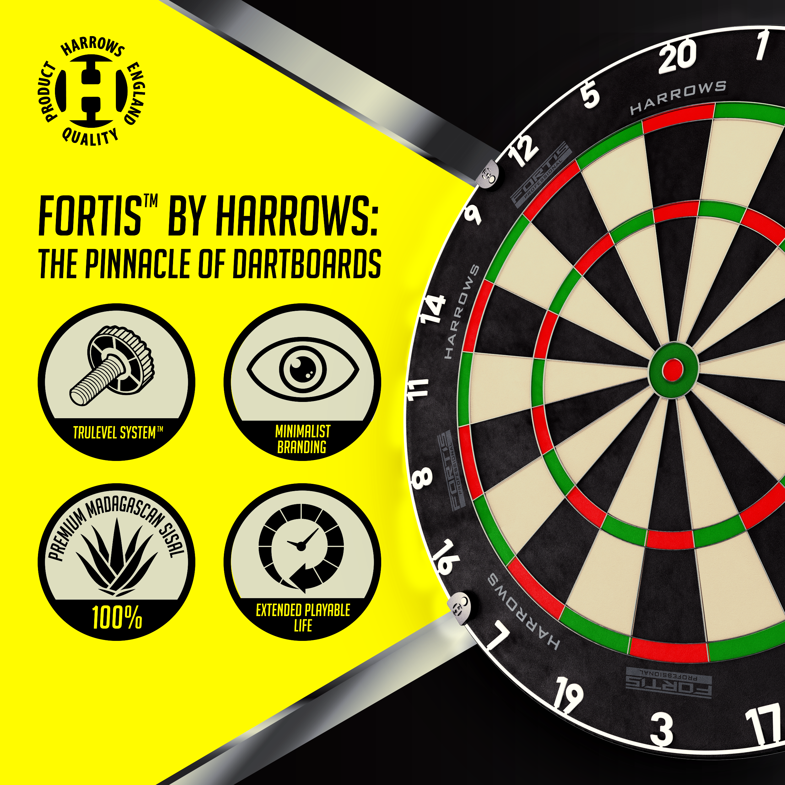 Harrows Fortis Professional Dartboard