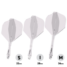 Winmau Fusion Integrated Flight & Shaft System - No2 - Clear