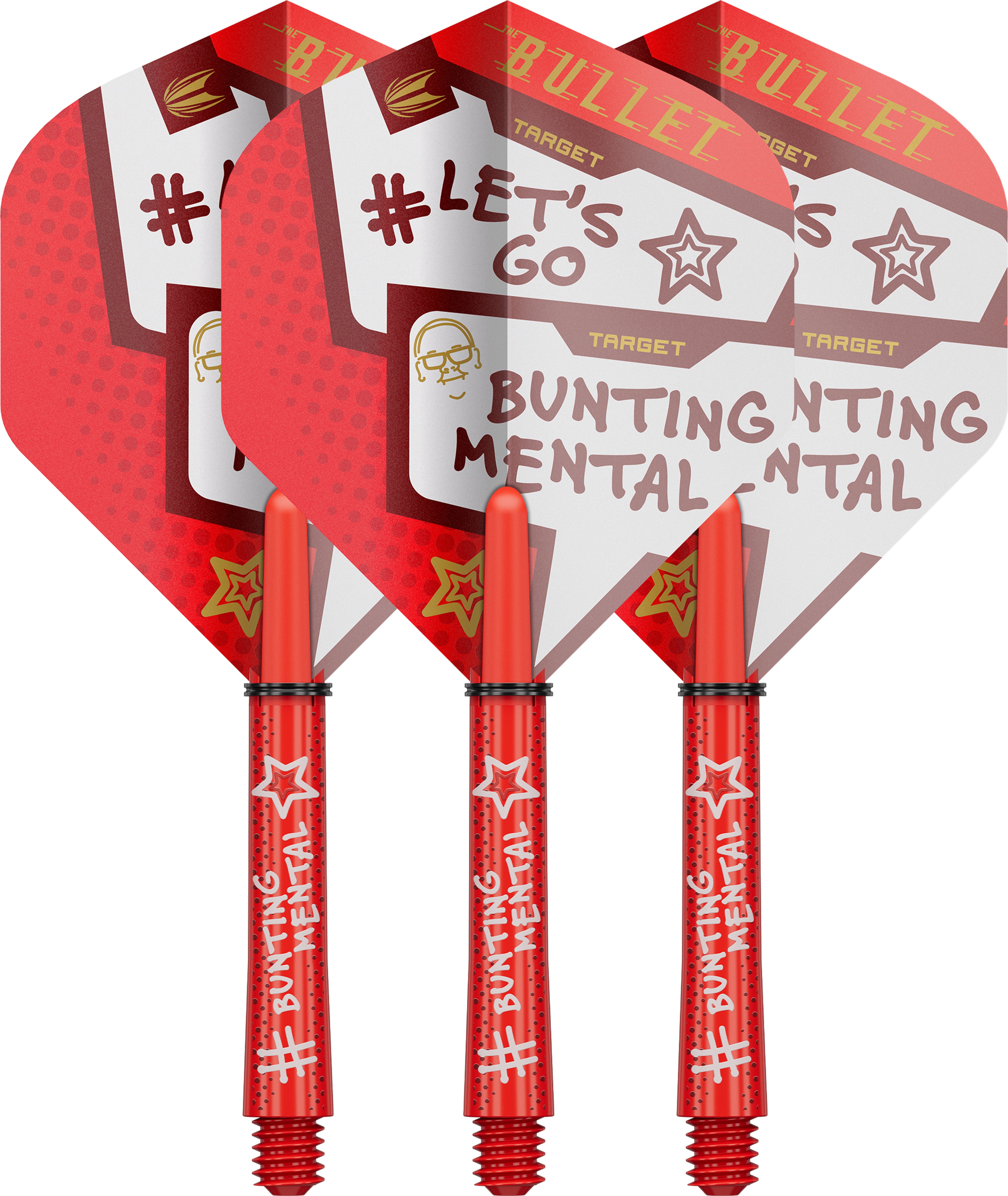 Target Steven 'The Bullet' Bunting No2 Flight & Stem Kit 2024