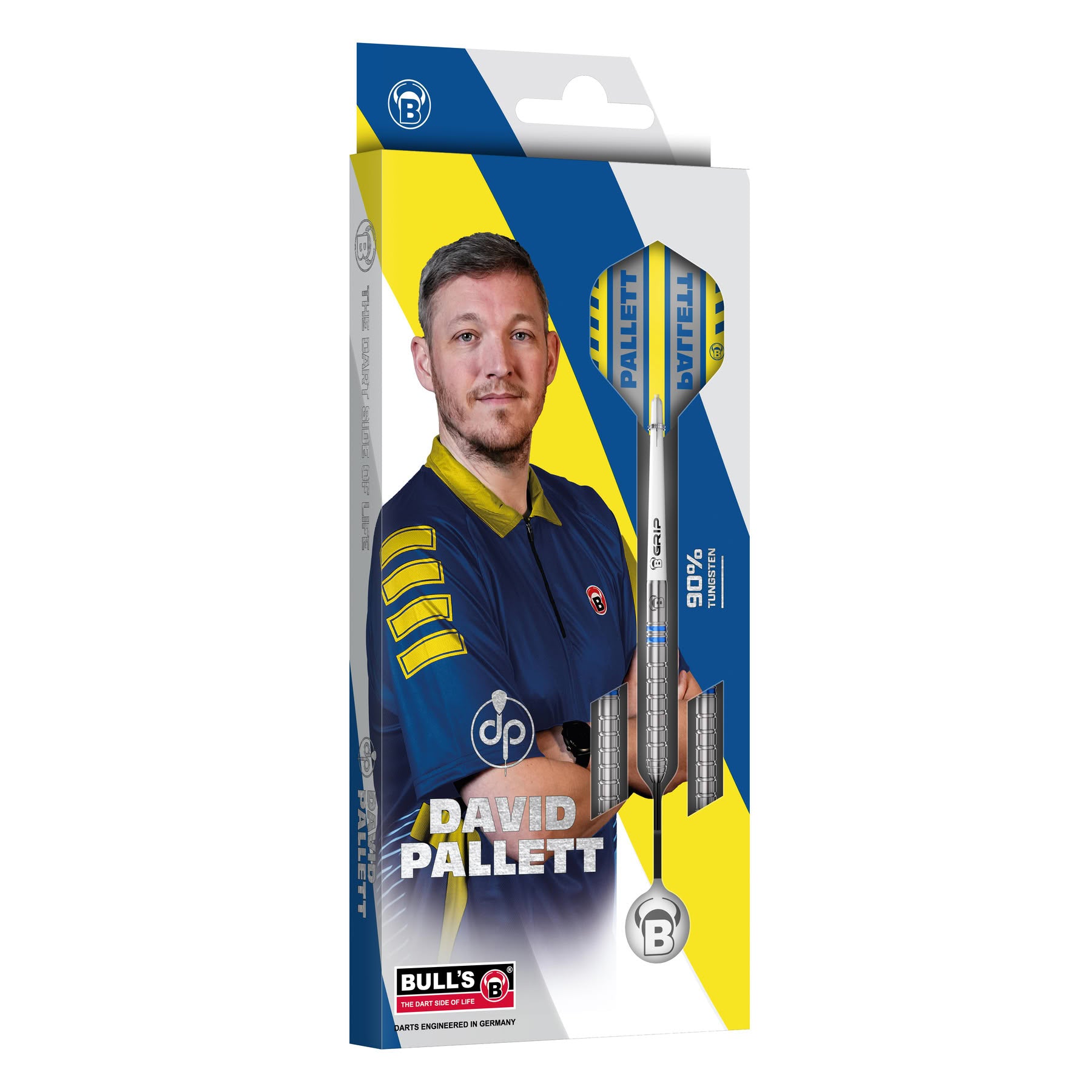 BULL'S David Pallett - 90% Tungsten Steel Tip Darts - 20g 22g