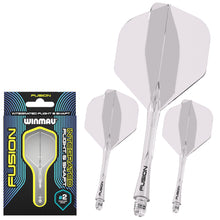 Winmau Fusion Integrated Flight & Shaft System - No2 - Clear