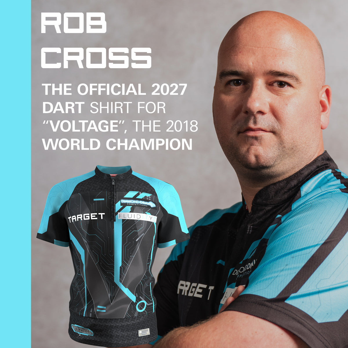 Target Rob Cross - Voltage - Dart Shirt - 2027 - 8 Years - 4XL