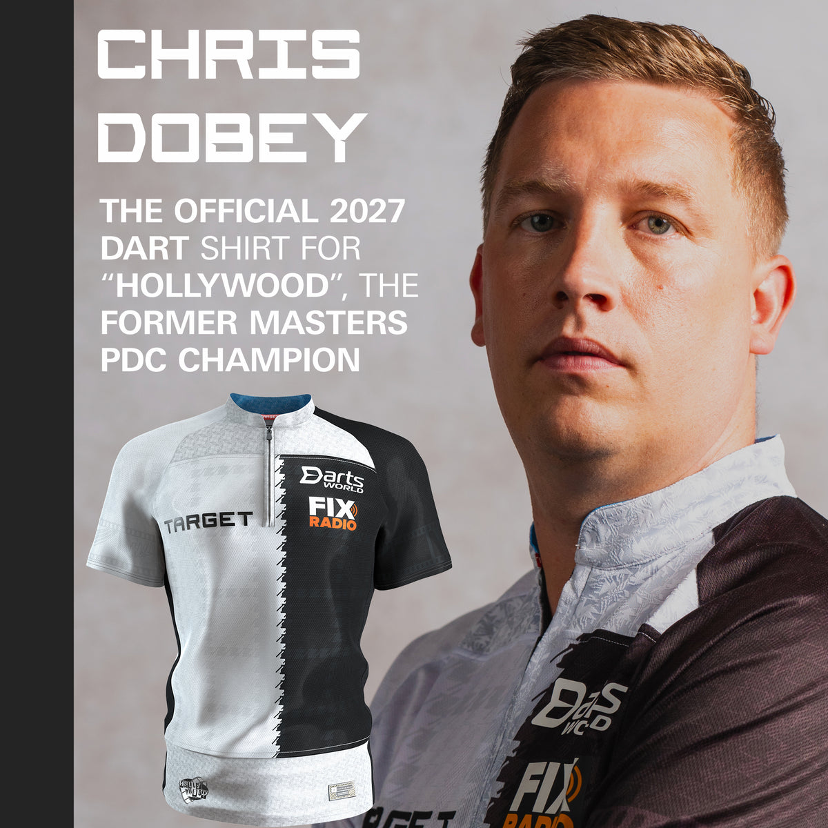 Target Chris Dobey - Hollywood - Dart Shirt - 2027 - Small - 4XL