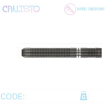 Winmau Callisto Steel Tip Darts Set - 90% Tungsten - 22g 24g