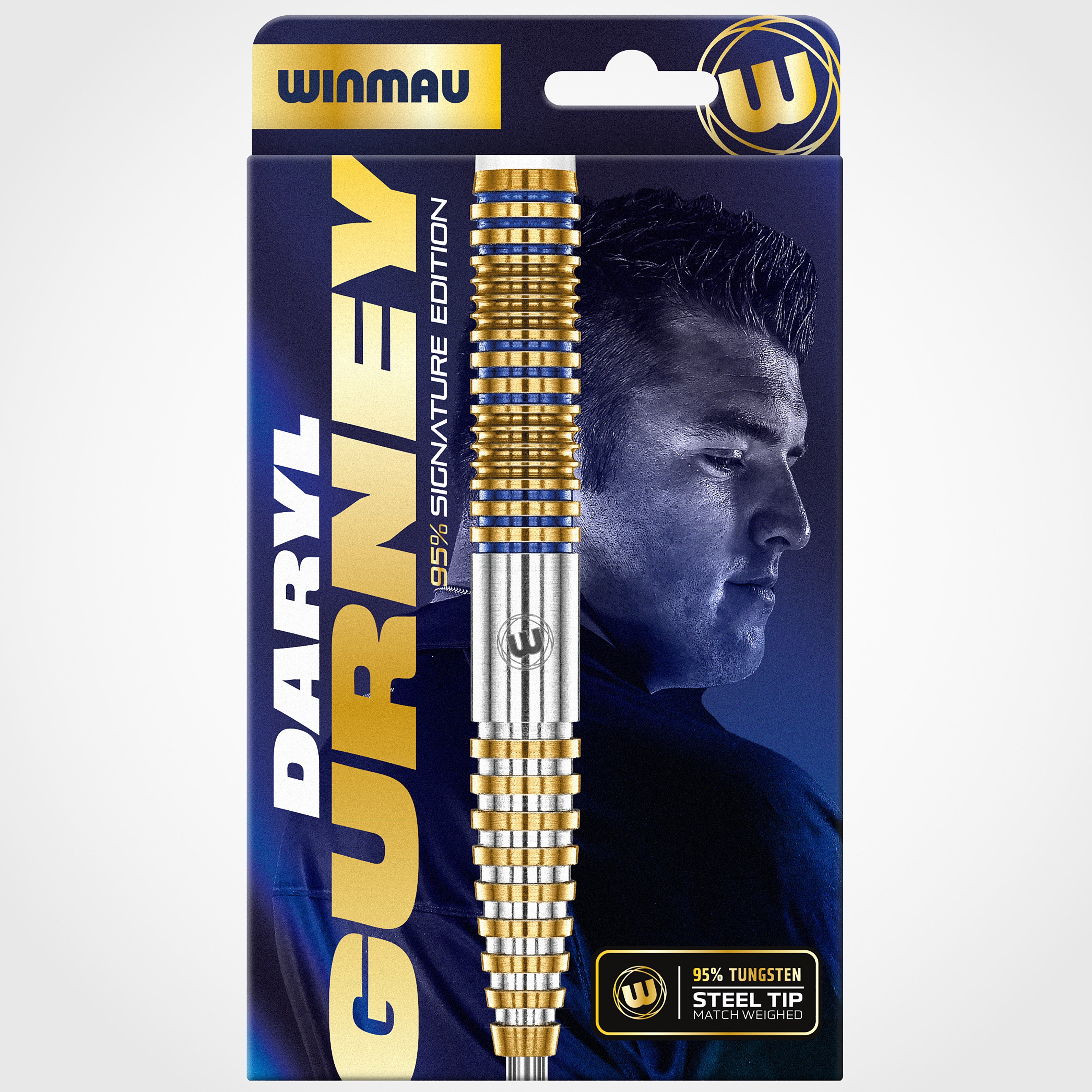 Winmau Daryl 'Super Chin' Gurney -Signature Edition - 95% Tungsten Darts - 23g