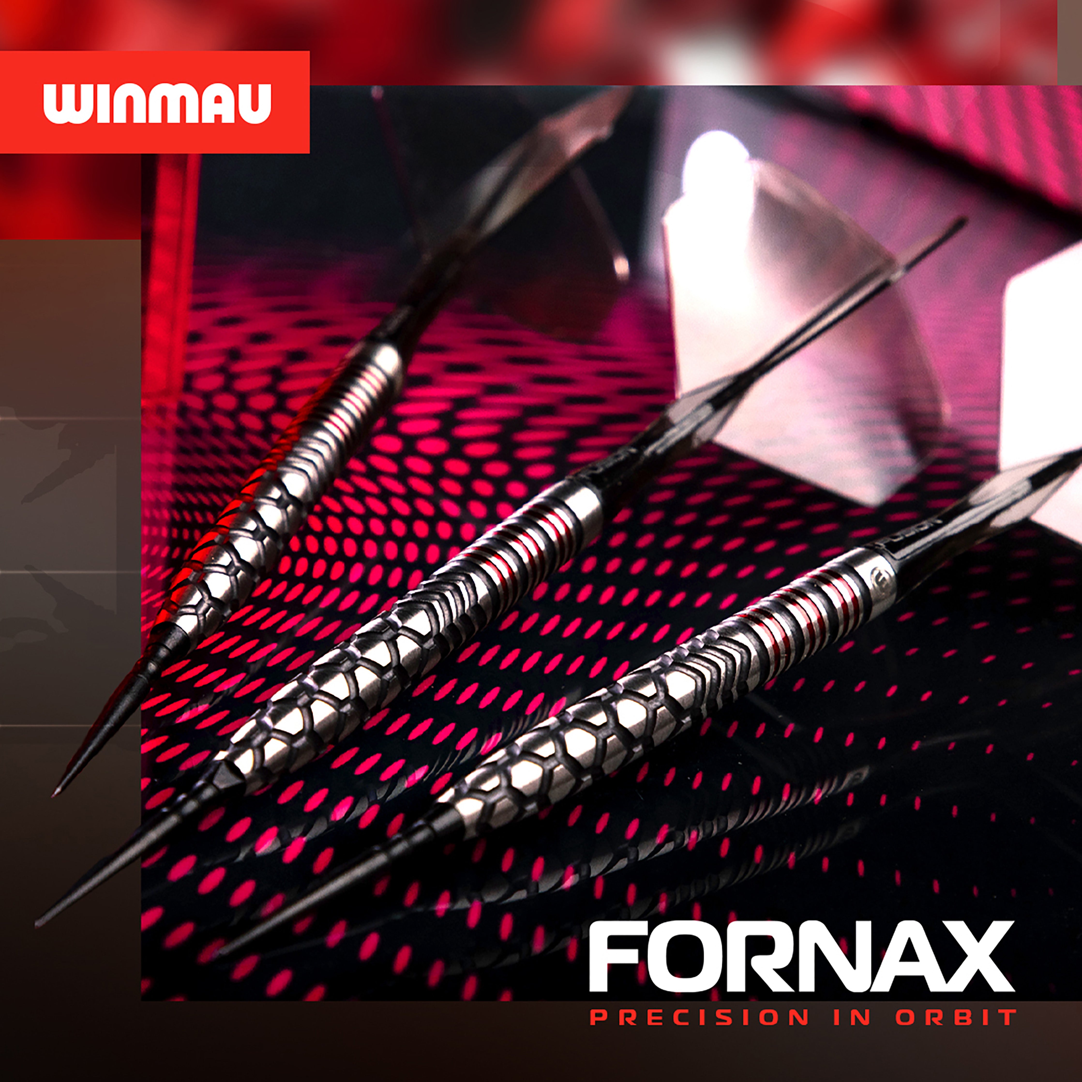 Winmau Fornax Parallel - 90% Tungsten Darts - Switch Point System - 22g 24g