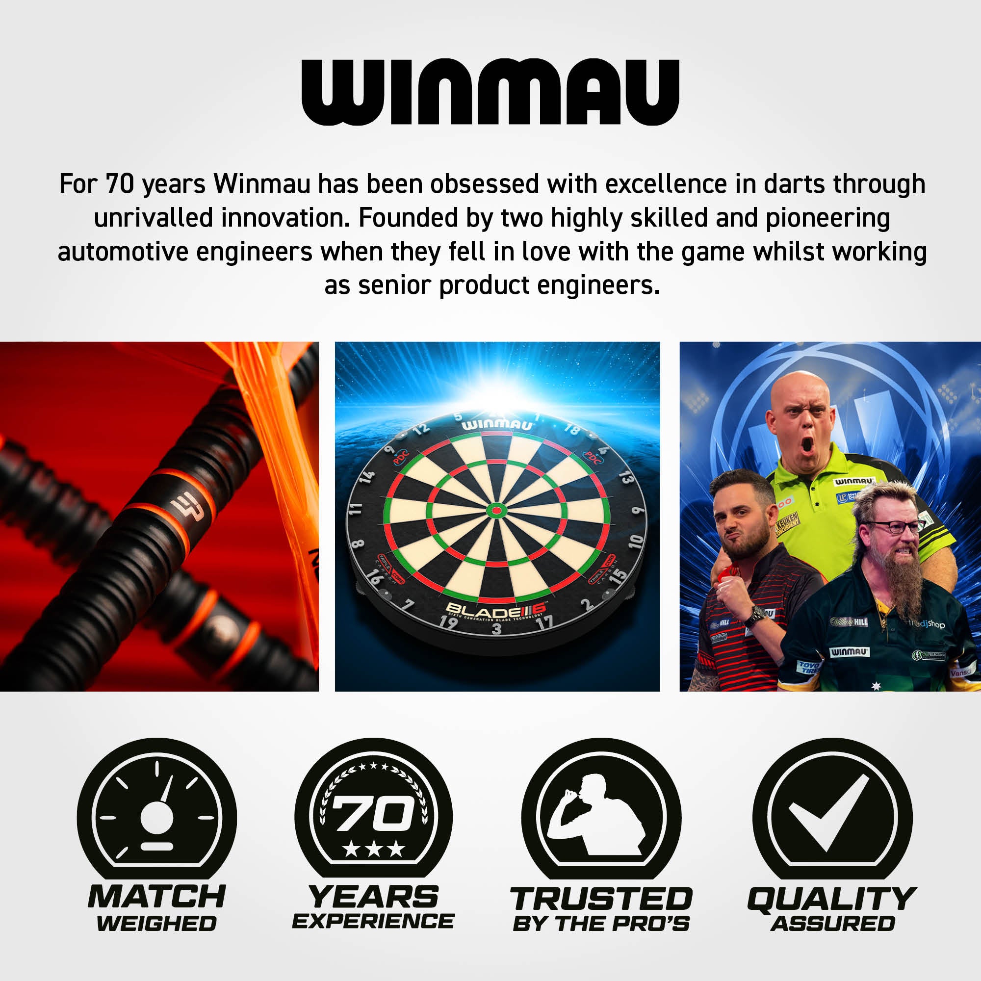 Winmau Emma Paton Signature Edition - 90% Tungsten Darts - 23g