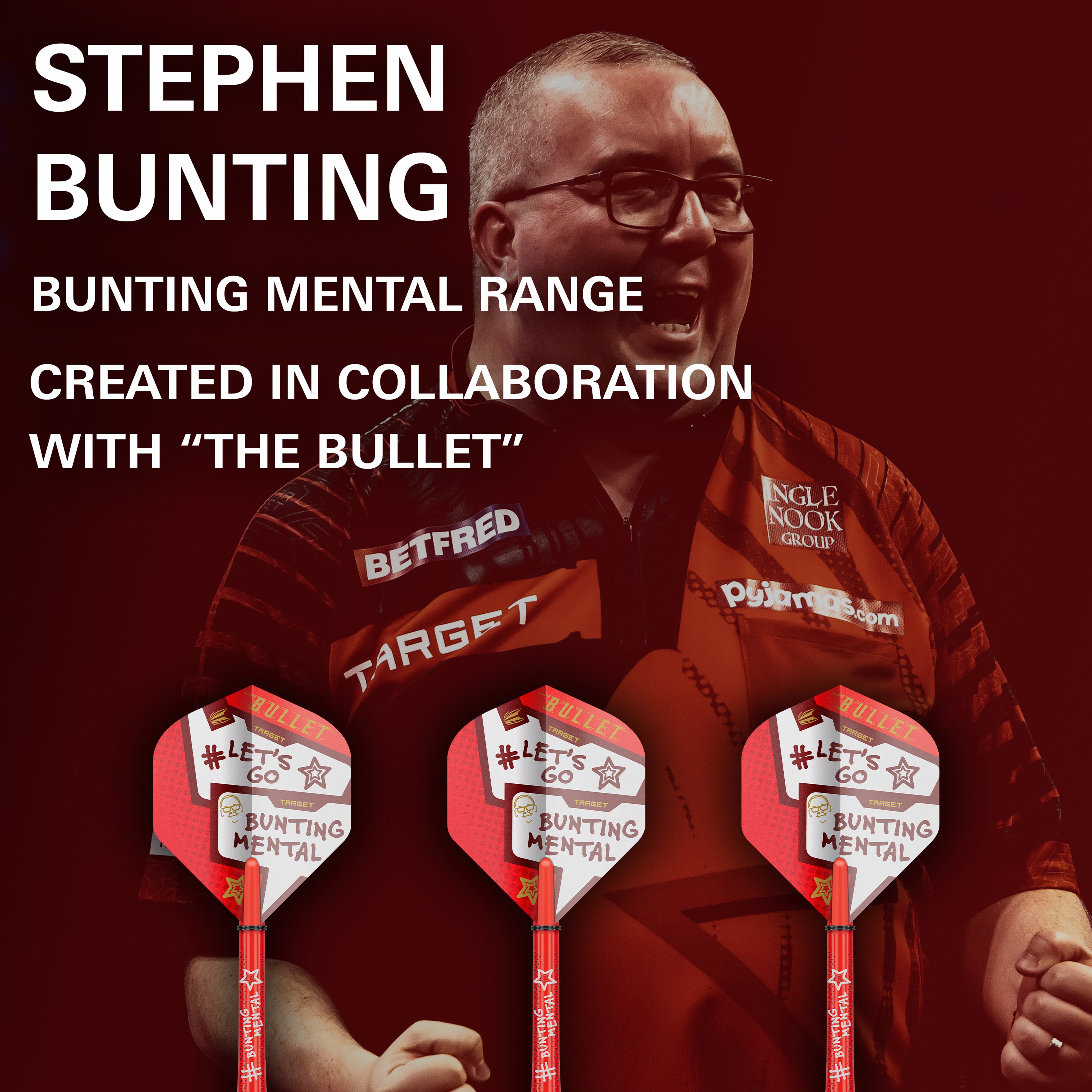 Target Steven 'The Bullet' Bunting No2 Flight & Stem Kit 2024