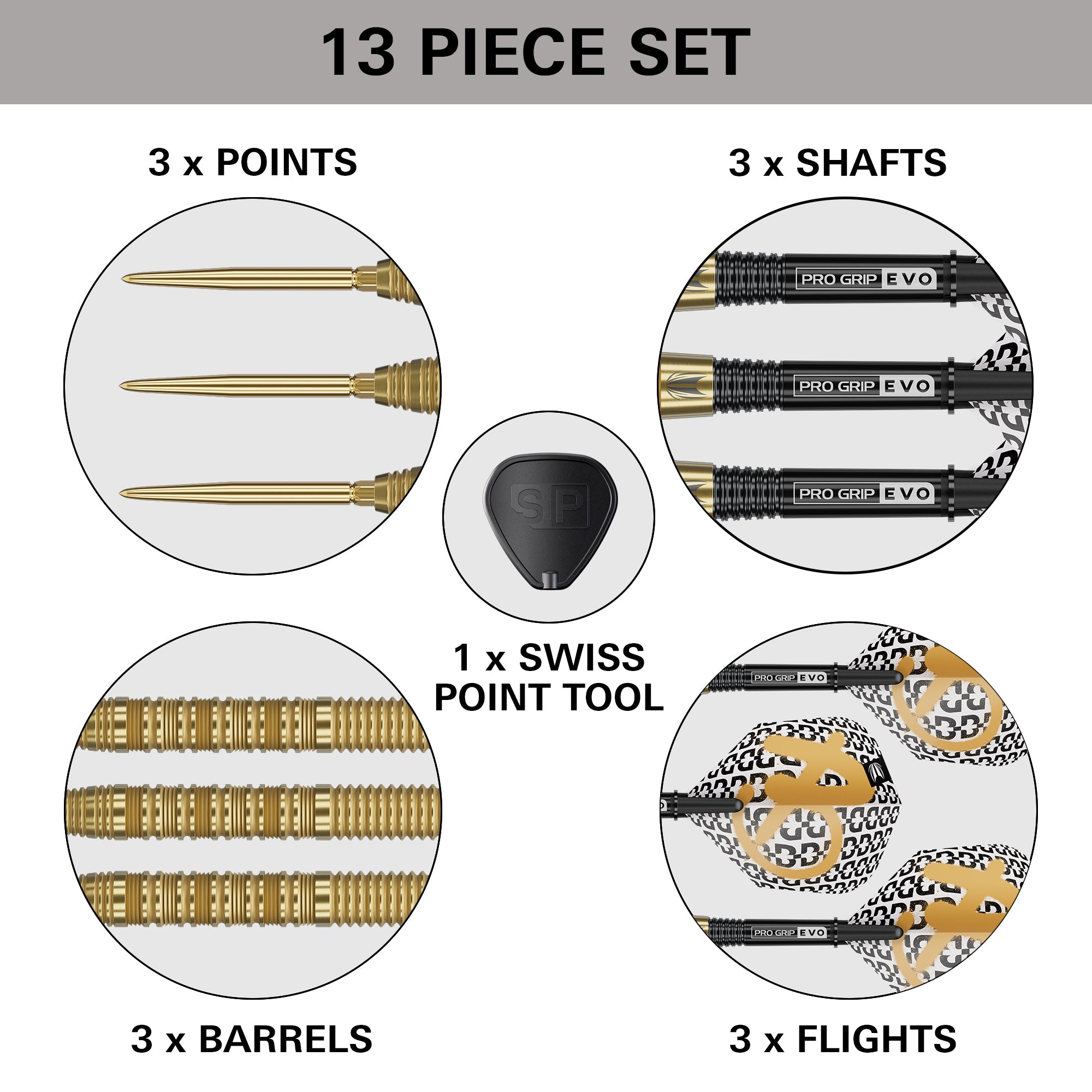 Target Bolide Envy 01 - 90% Tungsten Darts - Swiss Point - 22g 23g 24g 25g