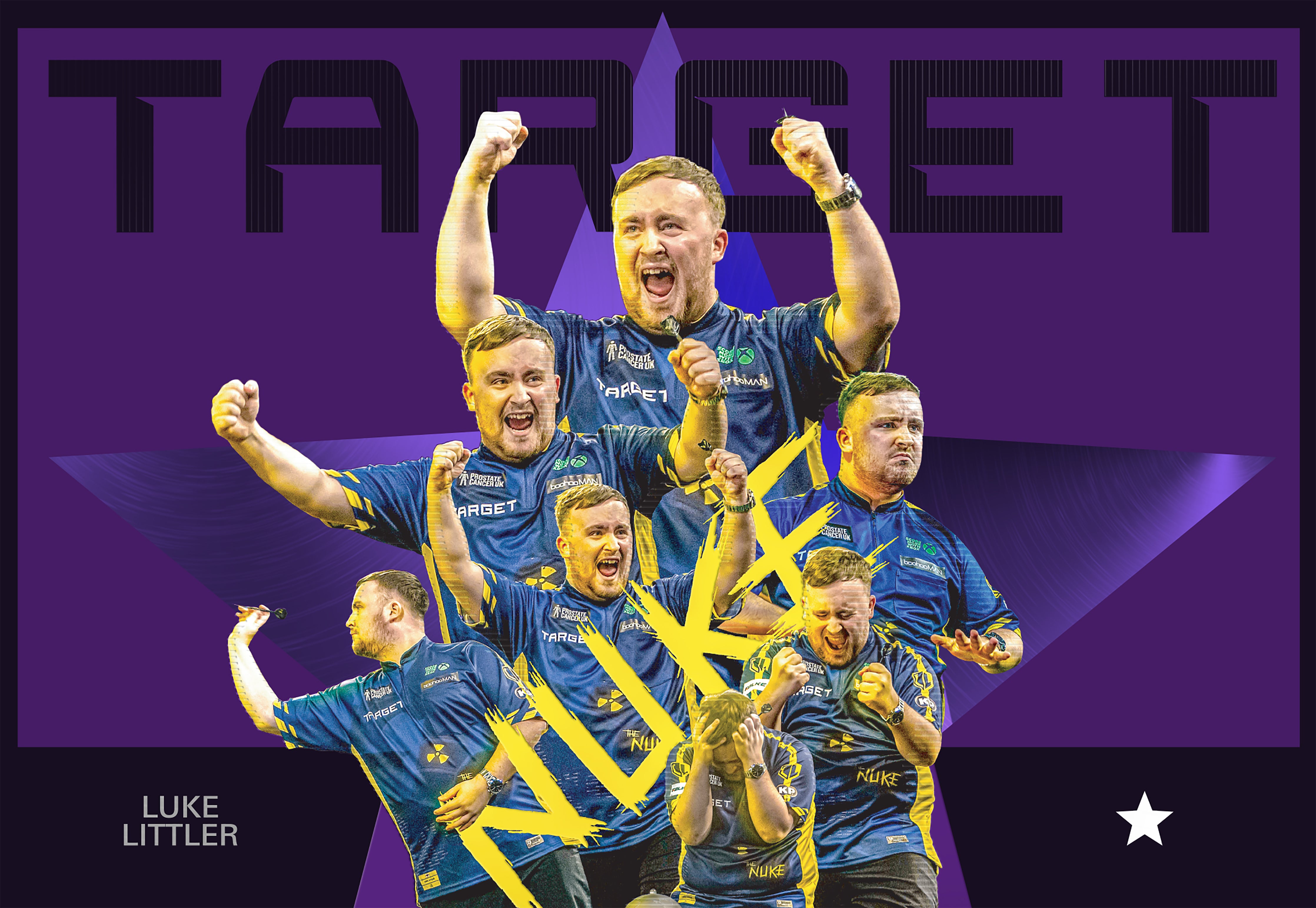 Target Luke 'The Nuke' Littler - 90% Tungsten Darts - SP - World Champion 2025 Edition - 23g