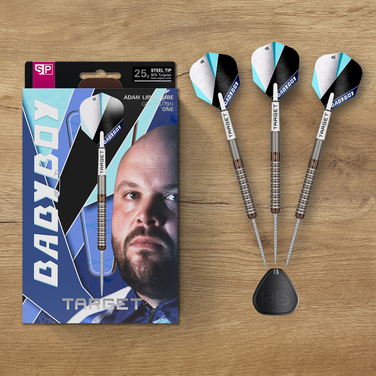 Target Adam Lipscombe - Babyboy - 90% Tungsten SP Steel Tip Darts - 25g