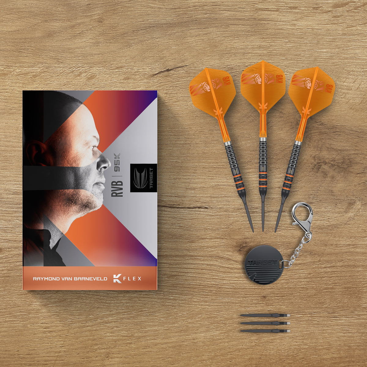 Target Raymond Van Barneveld - 95K - SP Steel Tip Darts - 21g 23g 25g