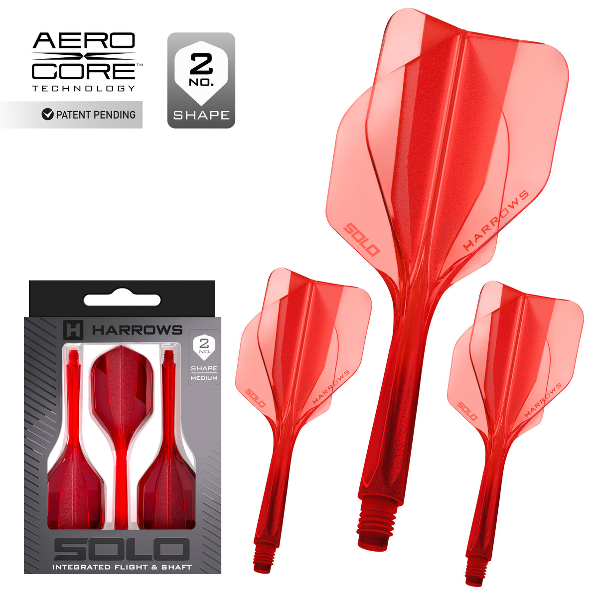 Harrows Solo No.2 Integrated Flight System - Red
