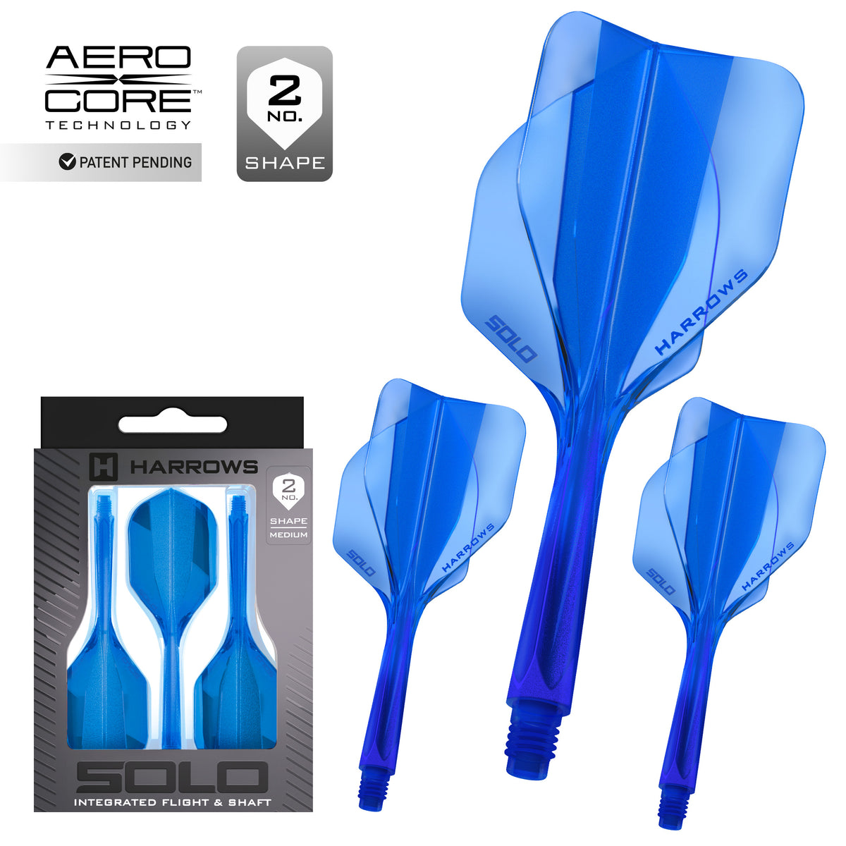 Harrows Solo No.2 Integrated Flight System - Blue