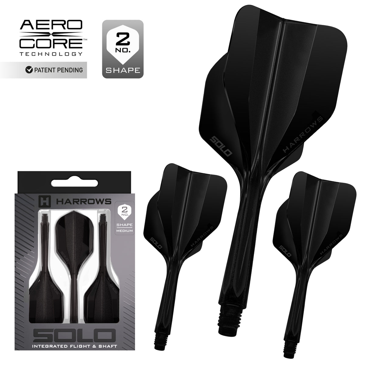 Harrows Solo No.2 Integrated Flight System - Black