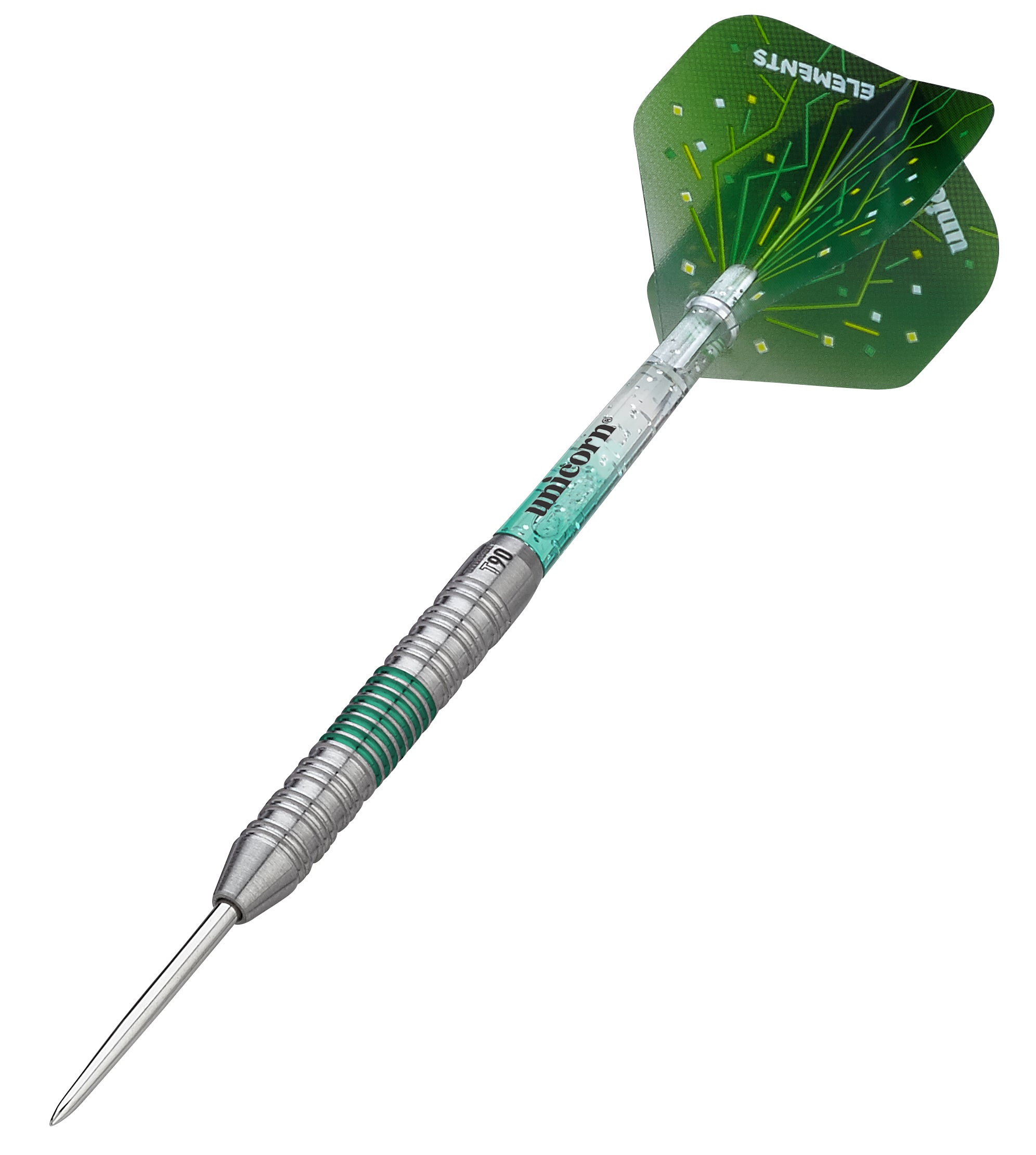 Unicorn T90 Core XL - Steel Tip Darts - 90% Tungsten - Green - 20g 22g