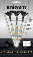 Unicorn Protech Style 2 - 90% Tungsten - Steel Tip Darts - 21g 23g 25g