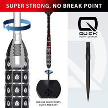 Harrows Ryan 'Heavy Metal' Searle Series 3 - 90% Tungsten - Quick Point Darts - 22g -32g
