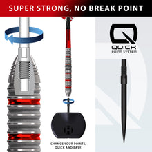 Harrows Damon 'The Heat' Heta Series 4 - 90% Tungsten - Quick Point Darts - 21g 23g 24g 25g