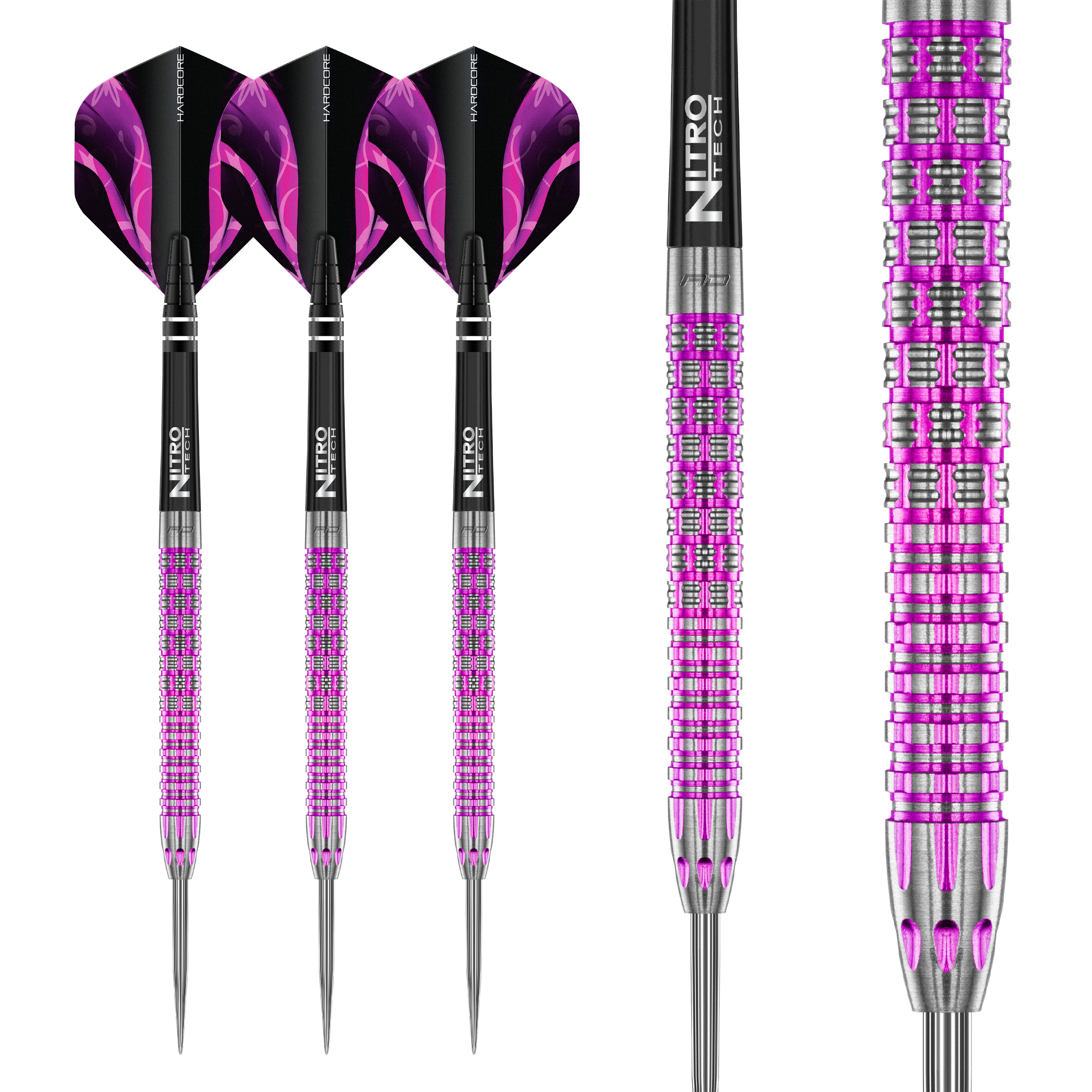 Red Dragon Tyrian Steel Tip Darts - 90% Tungsten - 22g 24g