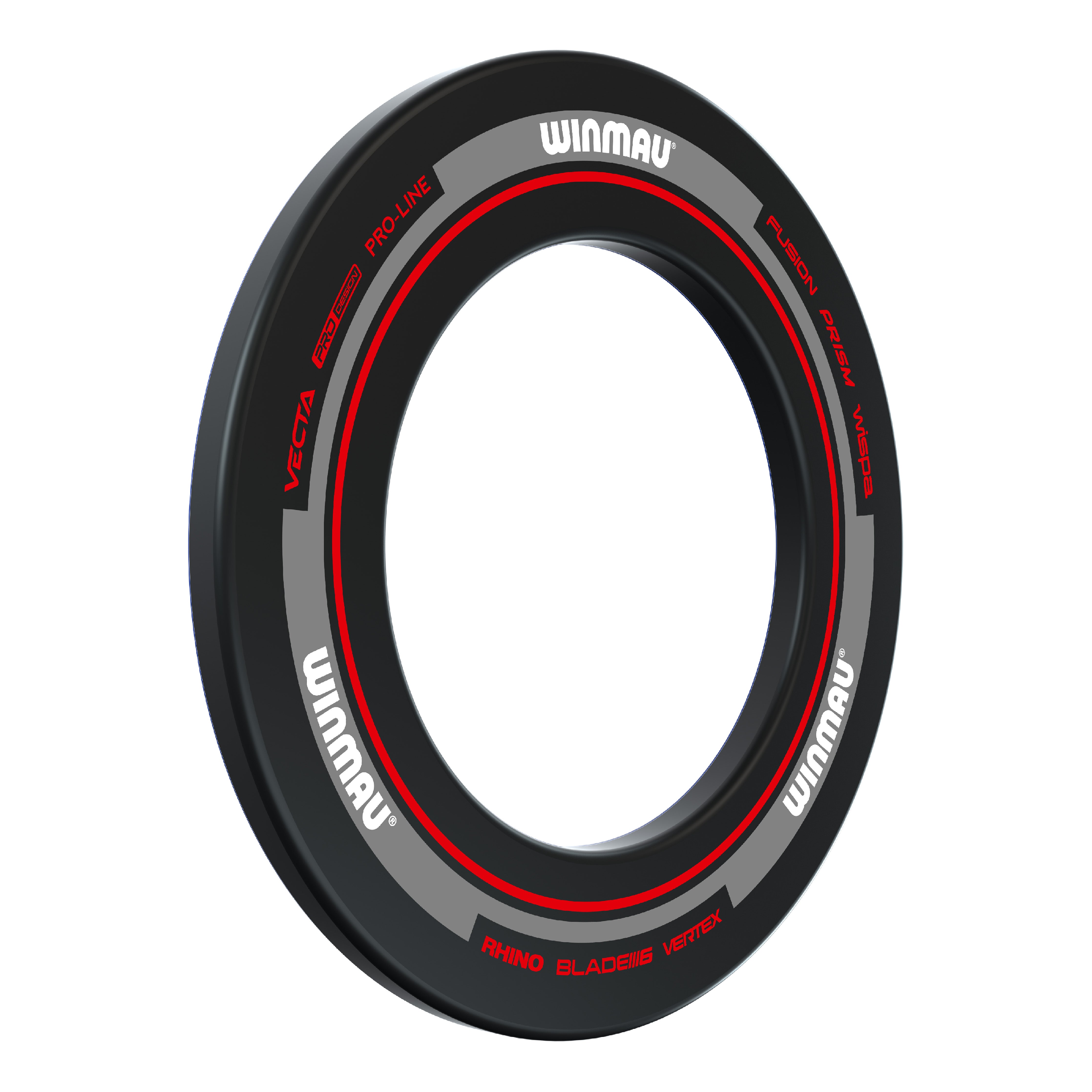 Winmau Advance Black & Red Dartboard Surround