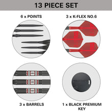 Target Clemens 95K SP Steel Tip Dart Set - 95% Tungsten - 21g 22g 23g