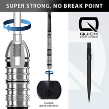 Harrows Supergrip QP Tapered - 90% Tungstens - Quick Point Darts - 22g - 30g