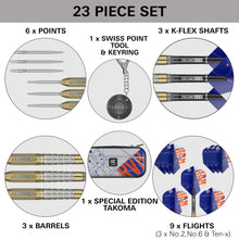 Target Raymond Van Barneveld Chrono SP Steel Tip Darts 2024 - 95% Tungsten - 21g 23g 25g