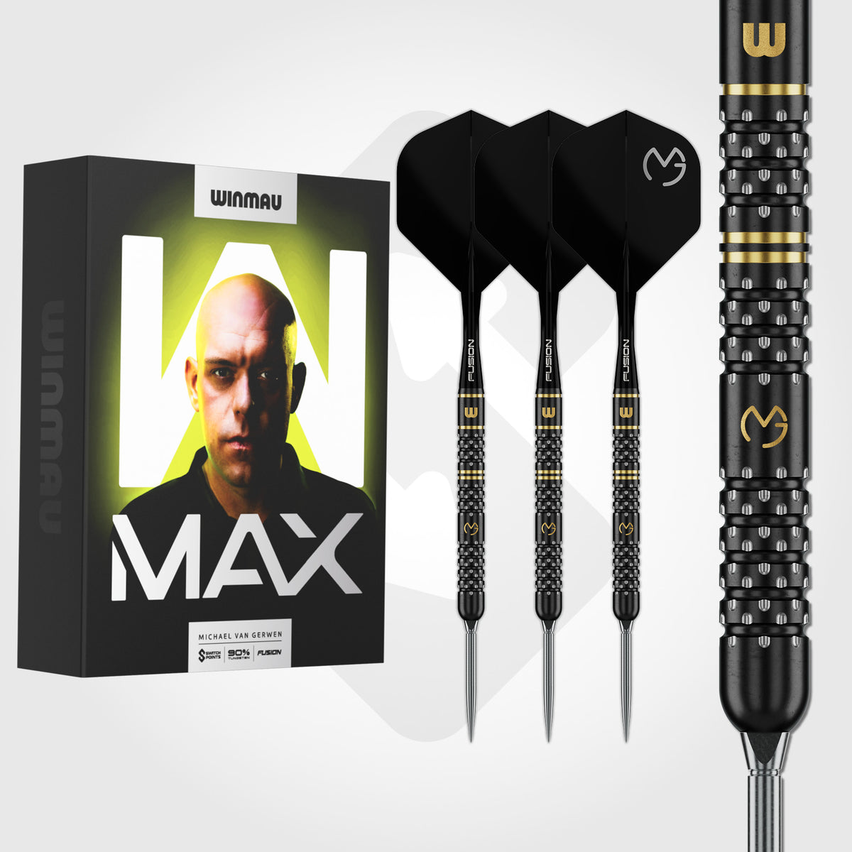 Winmau Michael van Gerwen W-Max - MVG - 90% Tungsten - Switch Point Darts - 22g 23g 24g