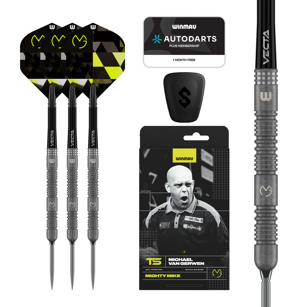 Winmau Michael van Gerwen TS - MVG - 90% Tungsten - Switch Point Darts - 21g 23g 25g
