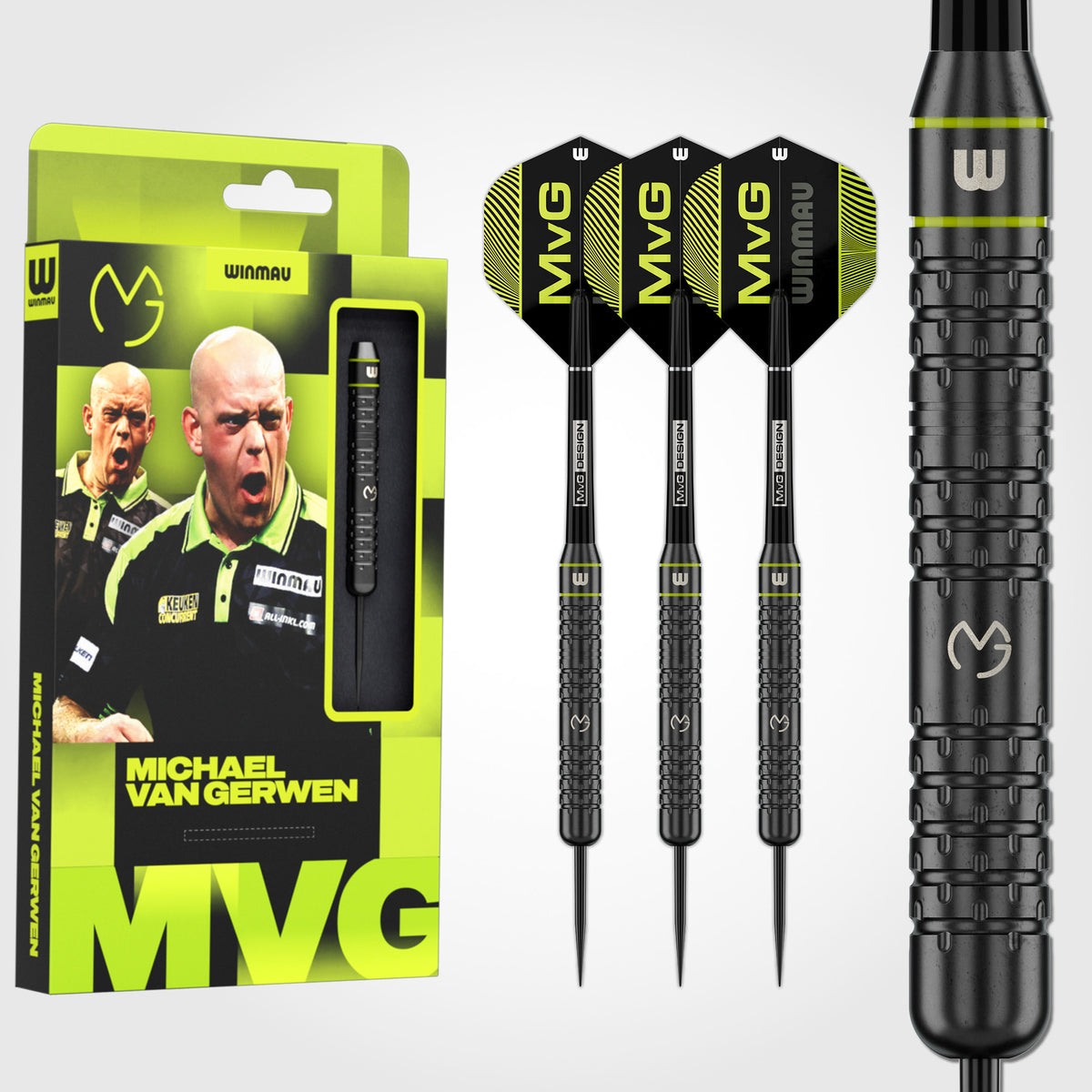 Winmau Michael Van Gerwen - MVG - Core Brass Darts Set - 21g