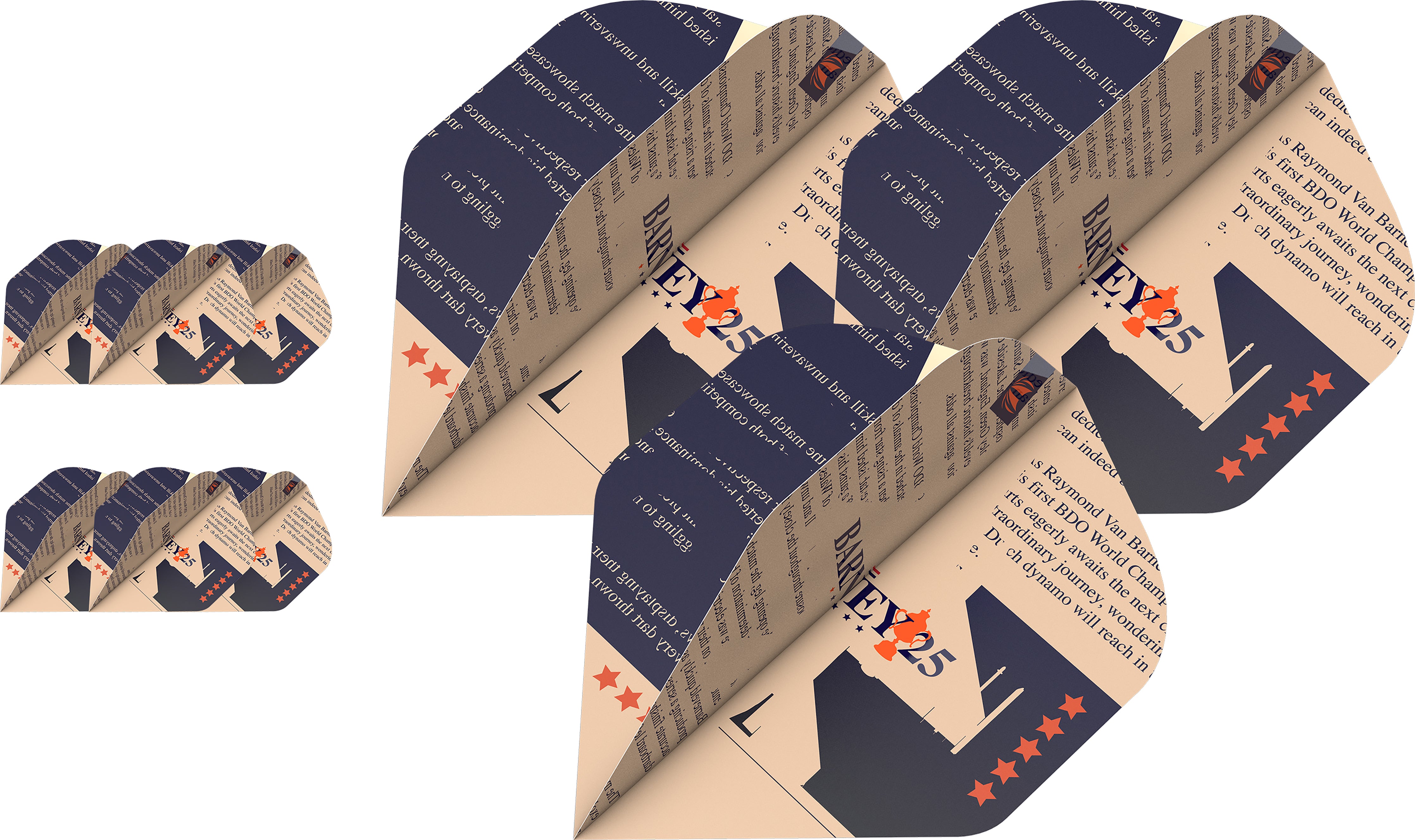 Target Raymond Van Barneveld - Barney25 - Pro.Ultra - No2 - Dart Flights - 3 Sets