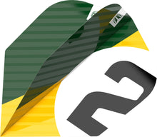 Target Darts Chicane Pro.Ultra Dart Flights - Pack of 3 sets -  No2 No6 TenX - Green