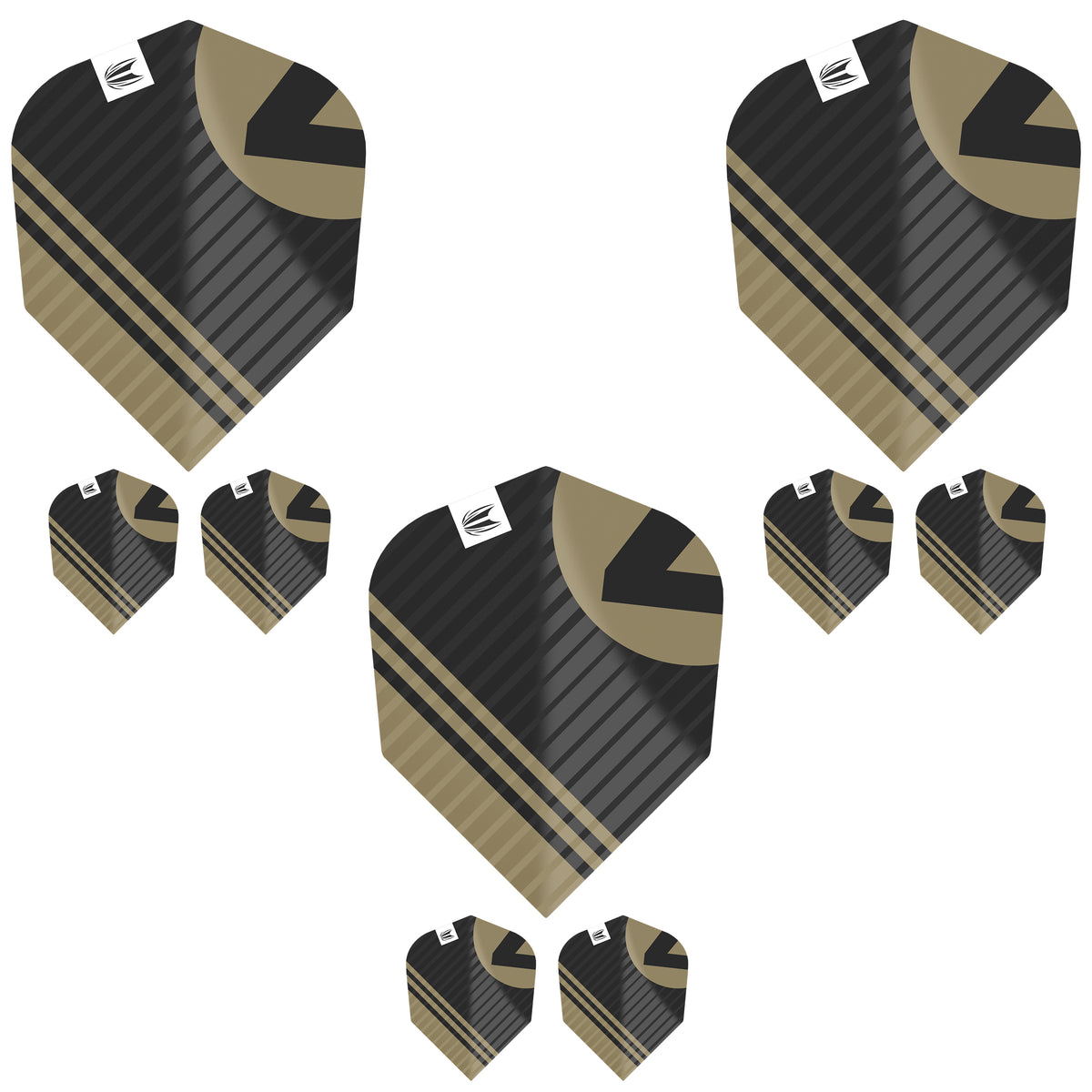 TARGET Darts Chicane Design 3 X Sets Of Pro. Ultra Green No.2 Dart Flights - 9 In