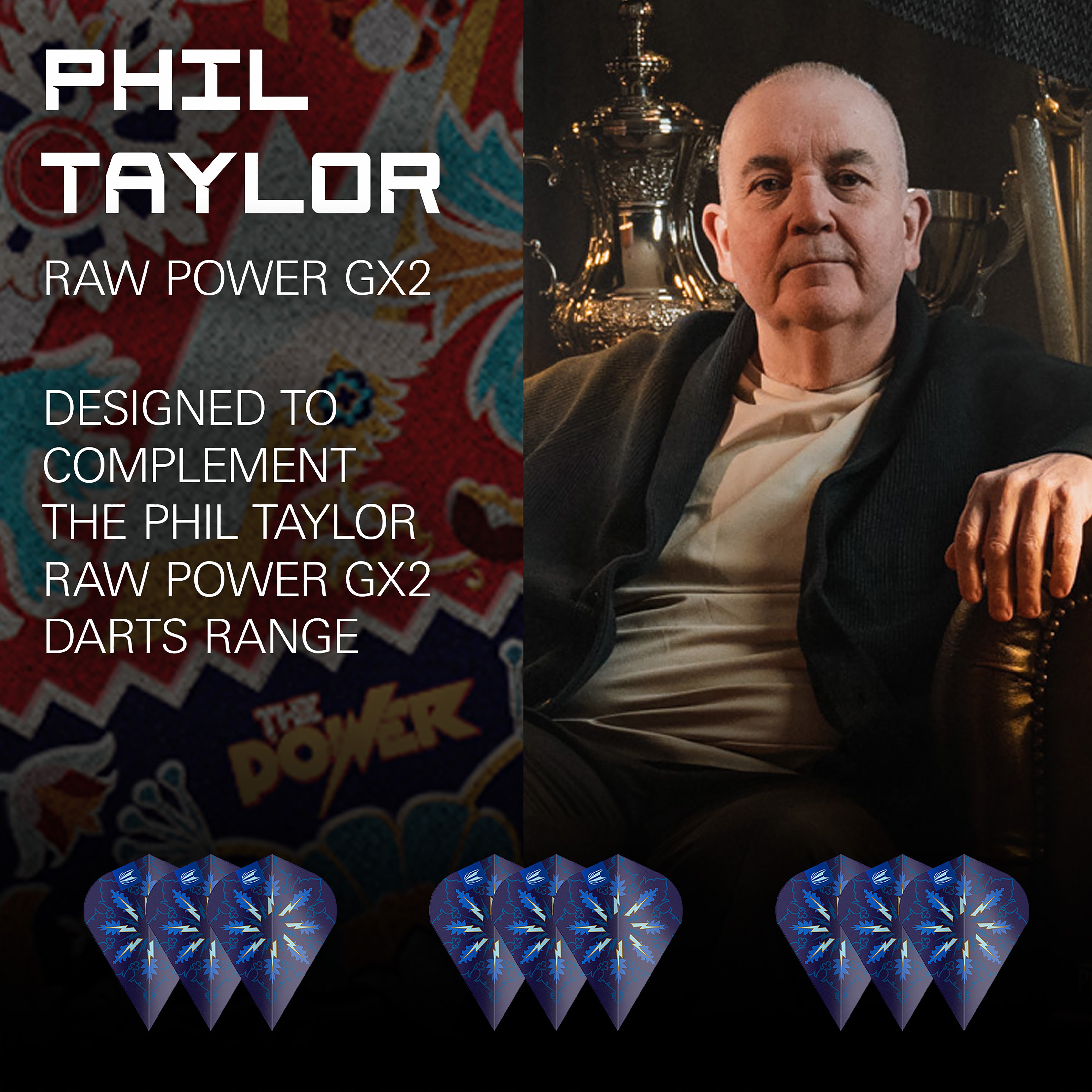 Target Phil Taylor - The Power - Gx2 - Vapor S - 3 Sets Included