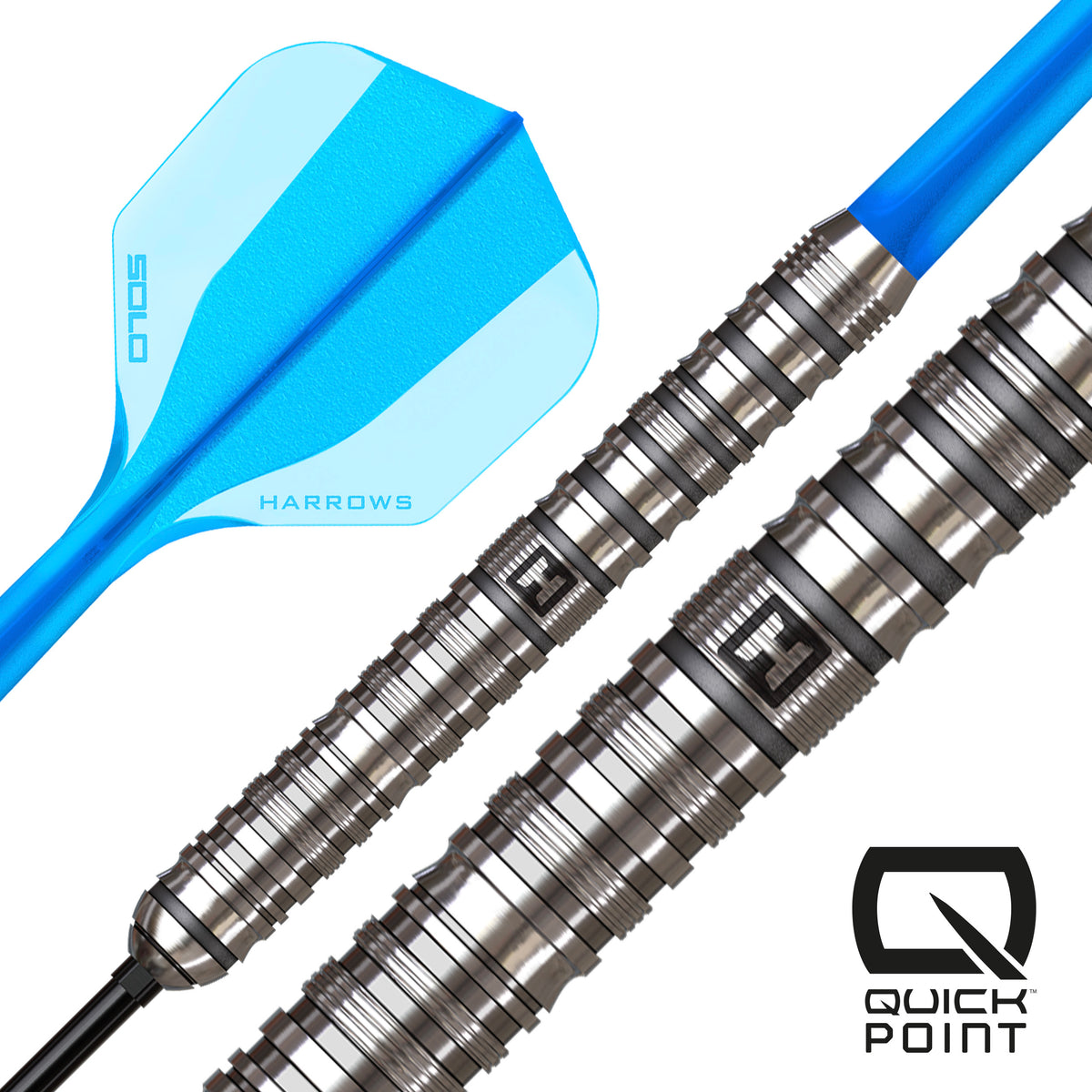 Harrows Flux - Pro Tungsten Quick Point Darts - 22g 23g 24g