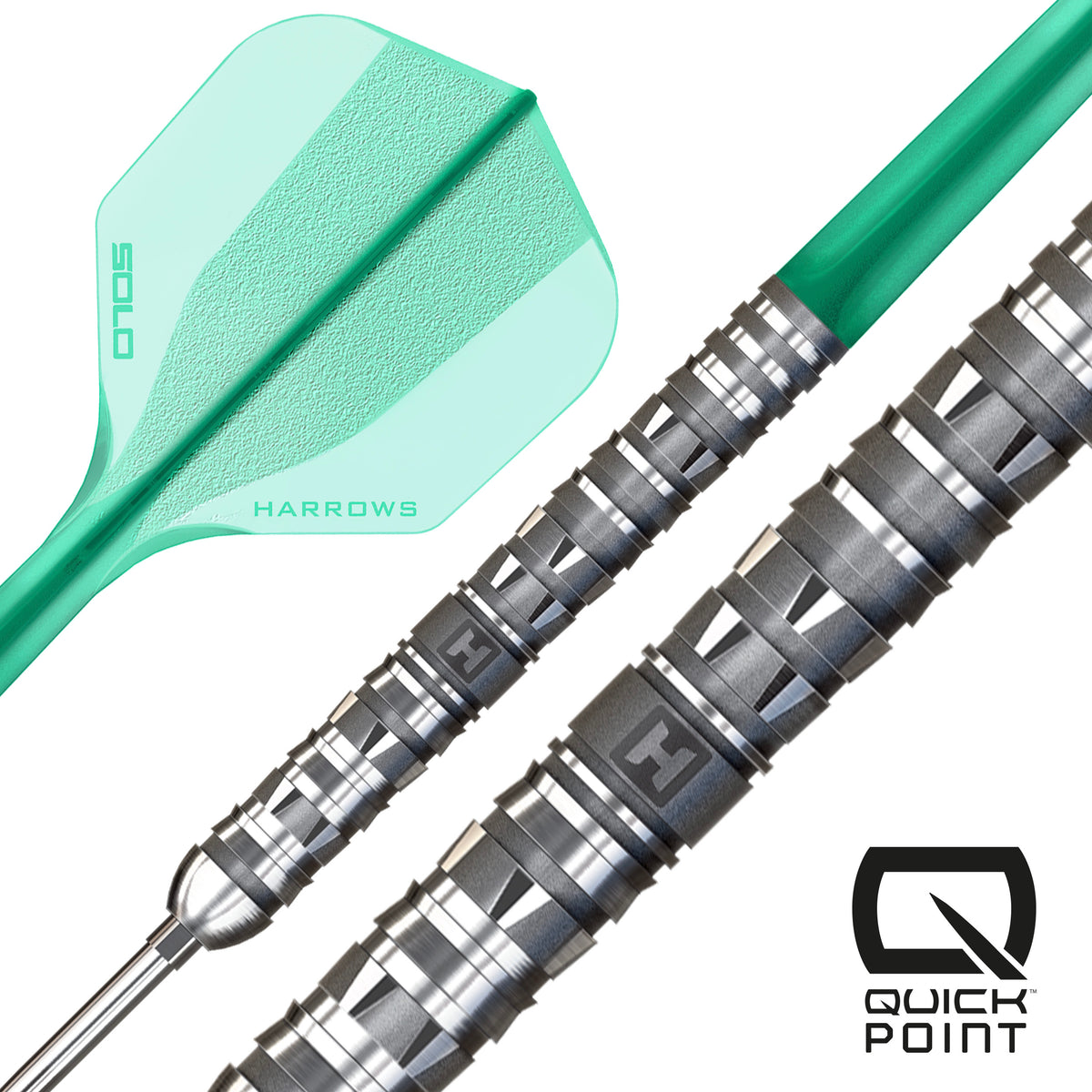 Harrows Torrent - 90% Tungsten Quick Point Darts - 23g 24g 25g