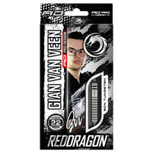 Red Dragon Gian Veen Tour Steel Tip Darts - 90% Tungsten - 22g 23g 24g