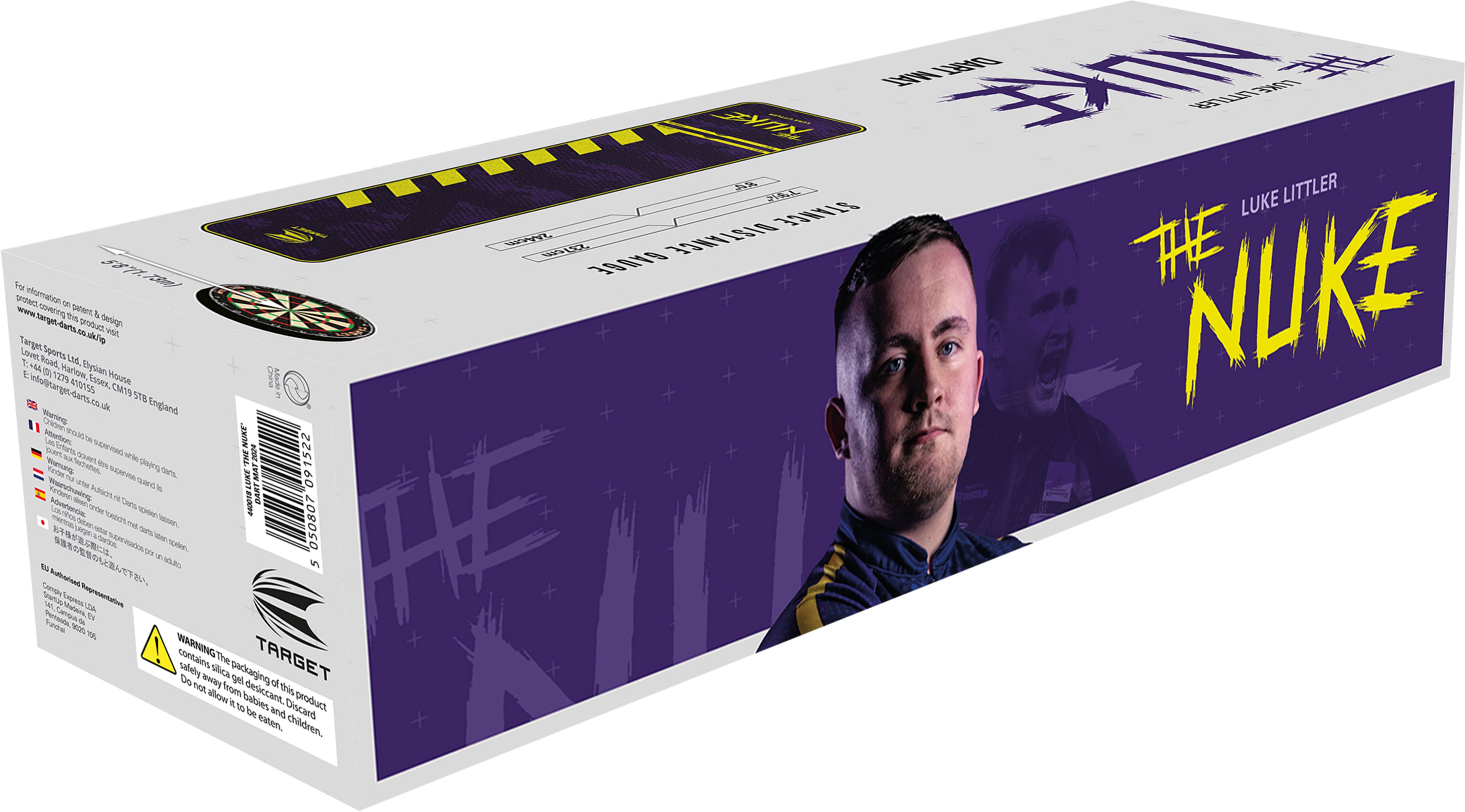 Target Luke 'The Nuke' Littler Dart Mat 2024