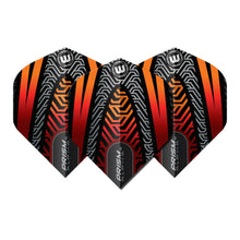 Winmau Prism Alpha Extra Thick Dart Flights - Standard No2 - Black & Orange