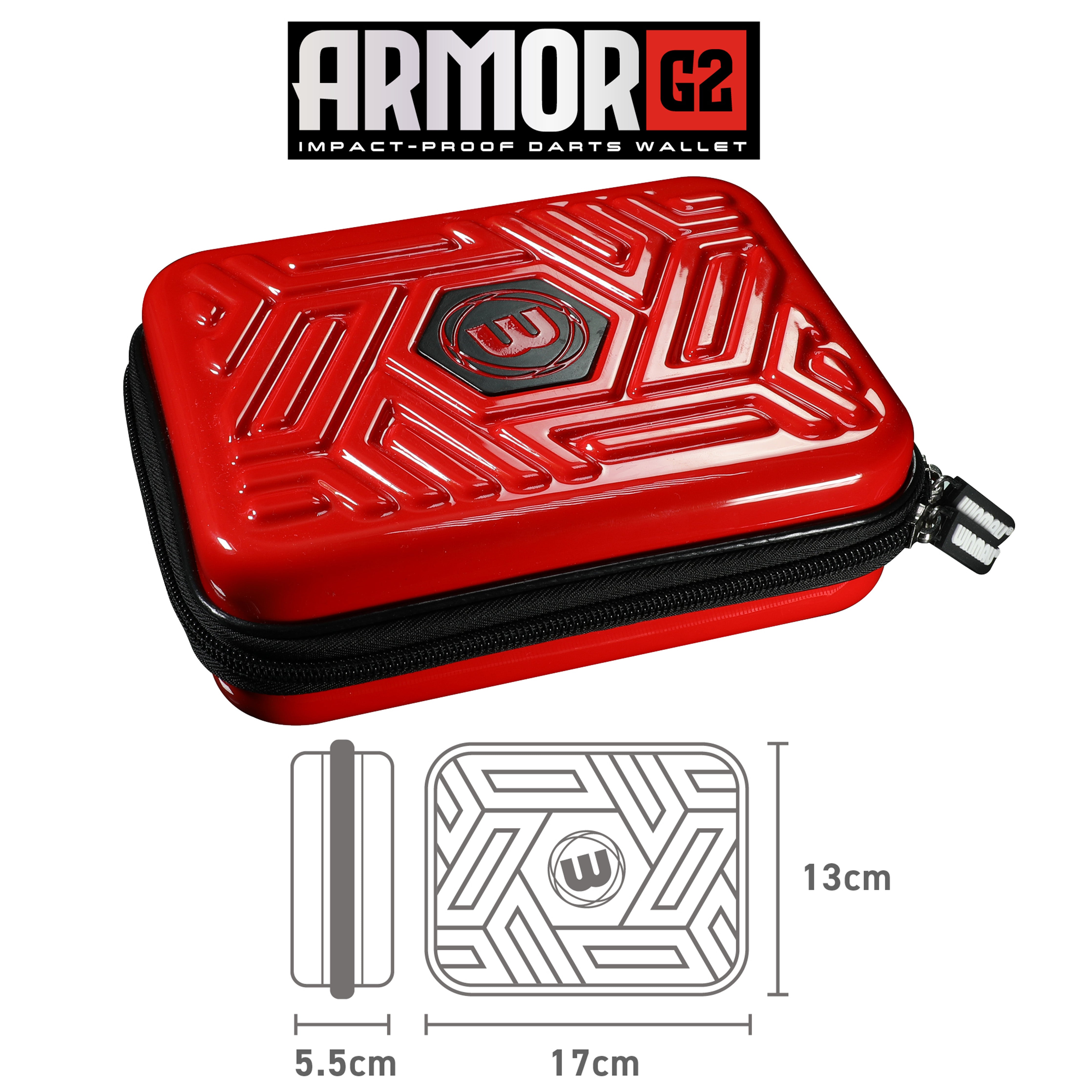 Wimau Armor G2 Dart Wallet - Red