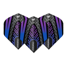 Winmau Prism Alpha Extra Thick Dart Flights - Standard No2 - Black & Purple