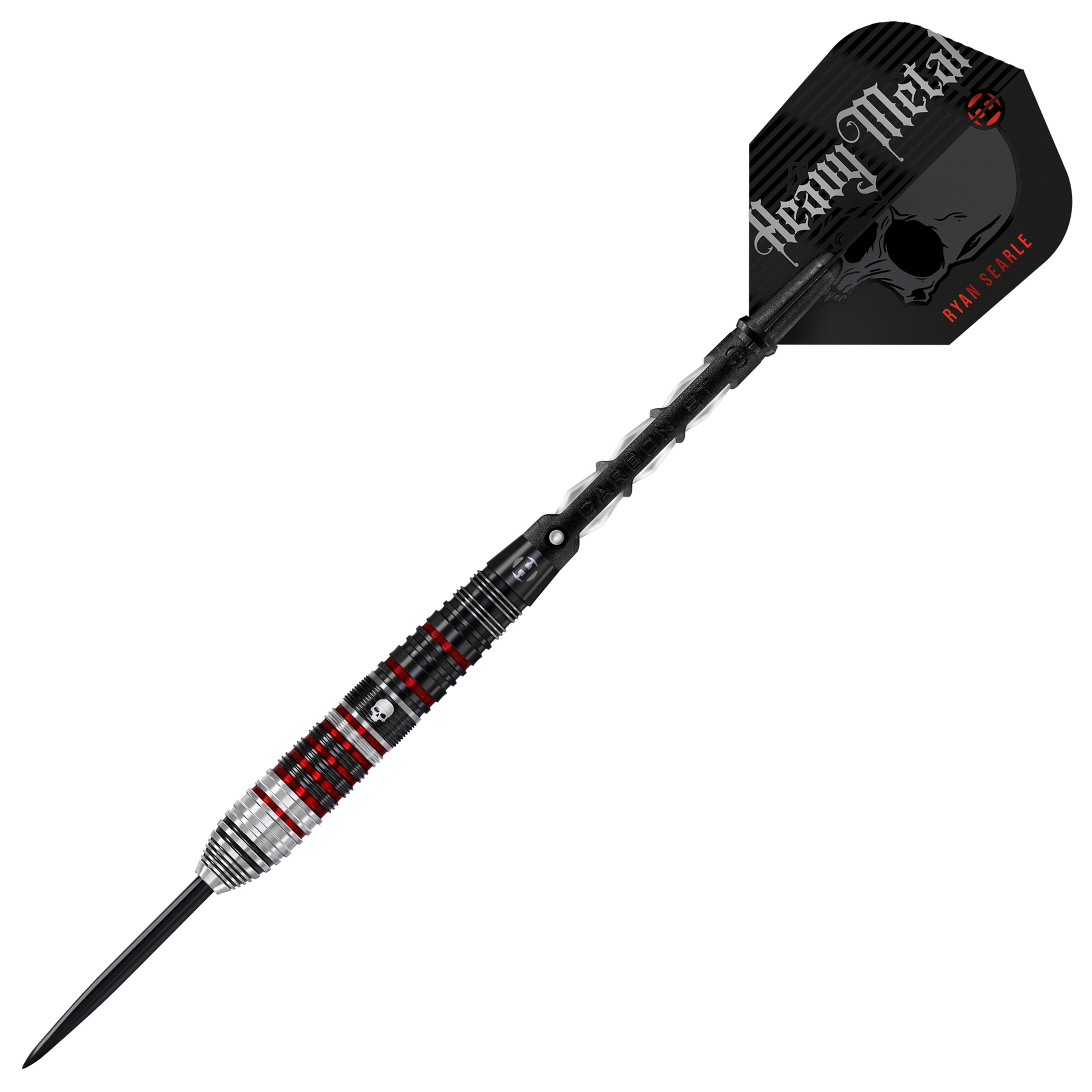 Harrows Ryan 'Heavy Metal' Searle Series 2 Steel Tip Darts Set - 90% Tungsten - 22g to 32g
