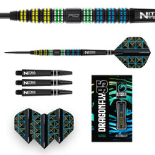 Red Dragon Dragonfly 95 Black Tapered Steel Tip Darts - 95% Tungsten - 23g 25g