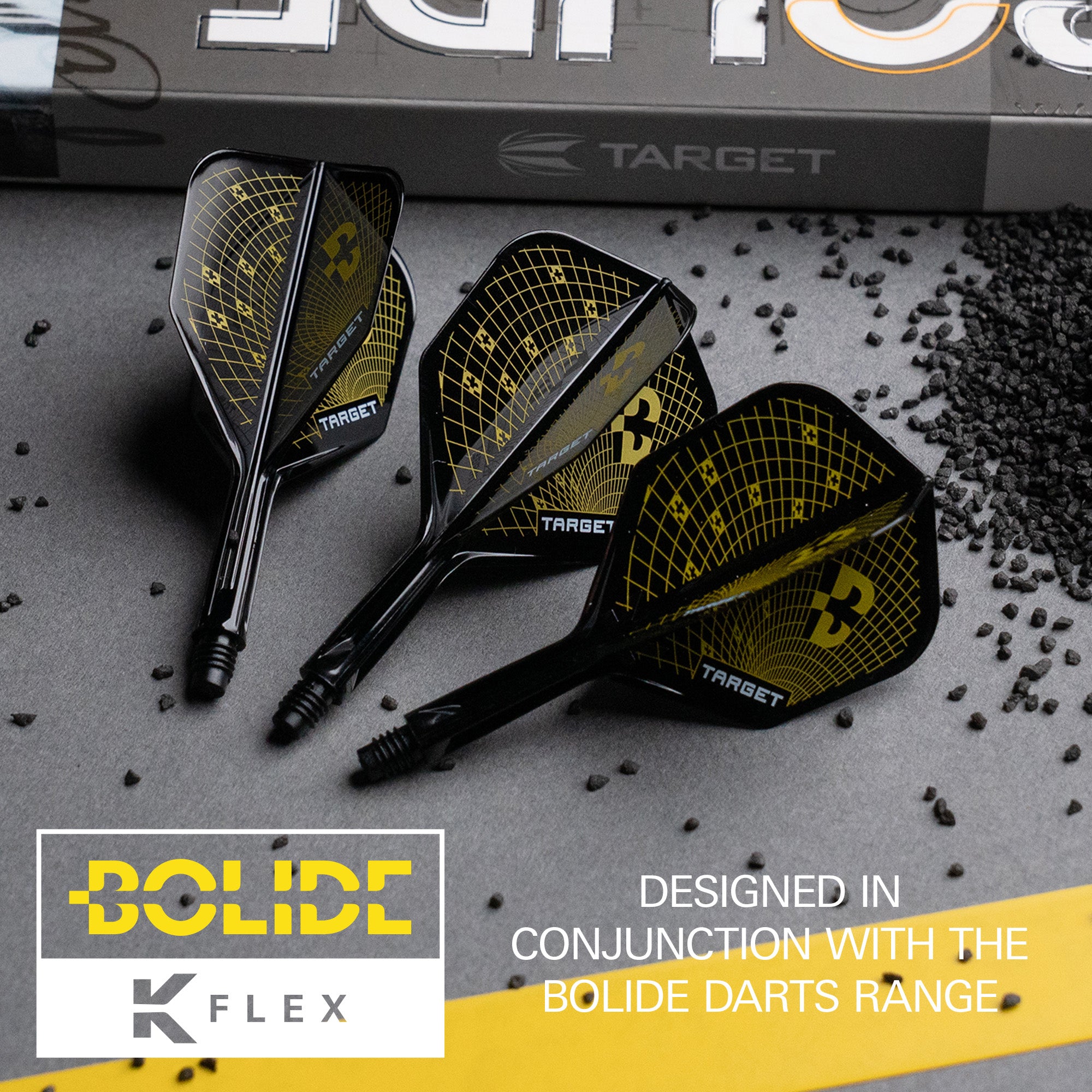 Target K-Flex Bolide Flights & Shaft System - No6 Shape
