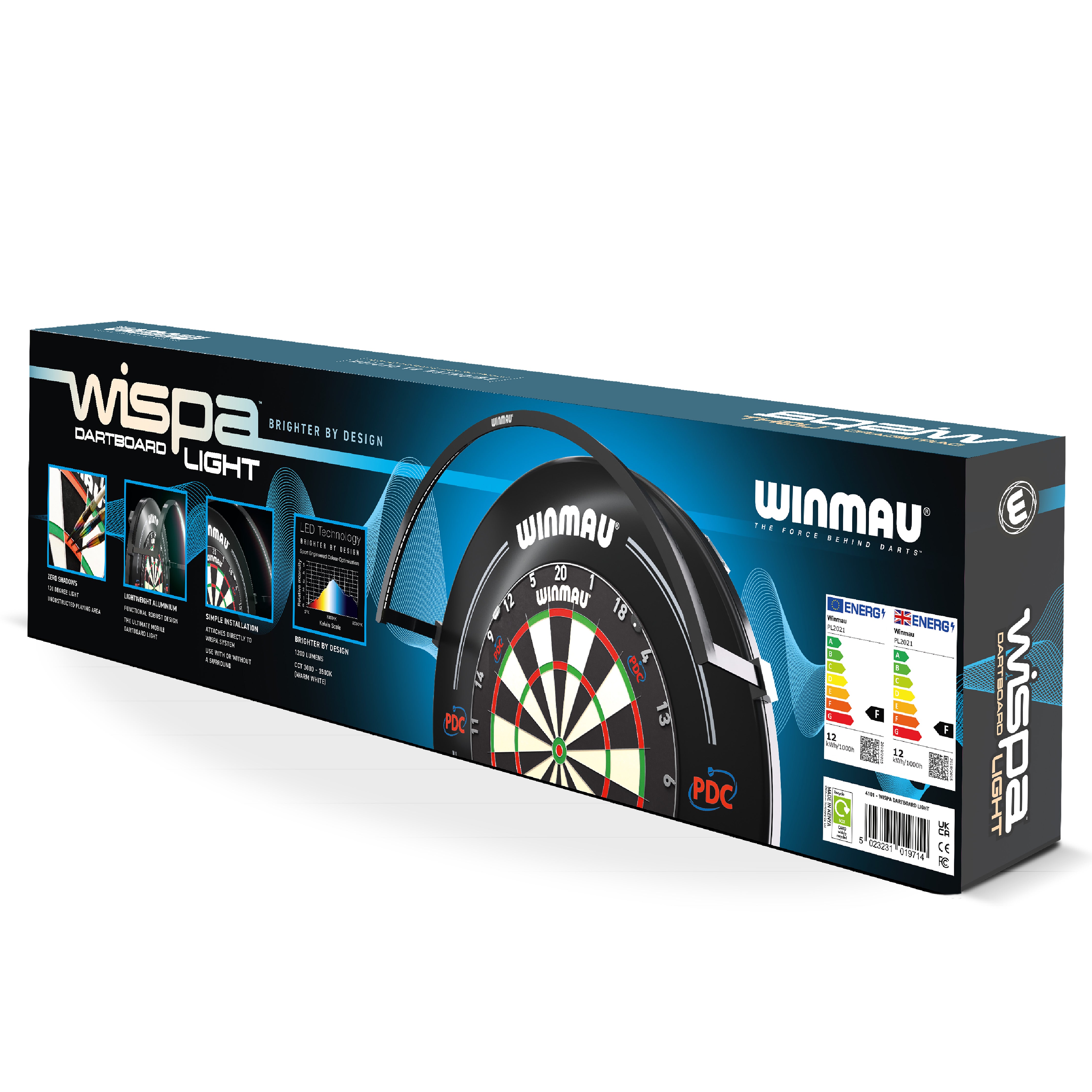 Wispa Dartboard Light