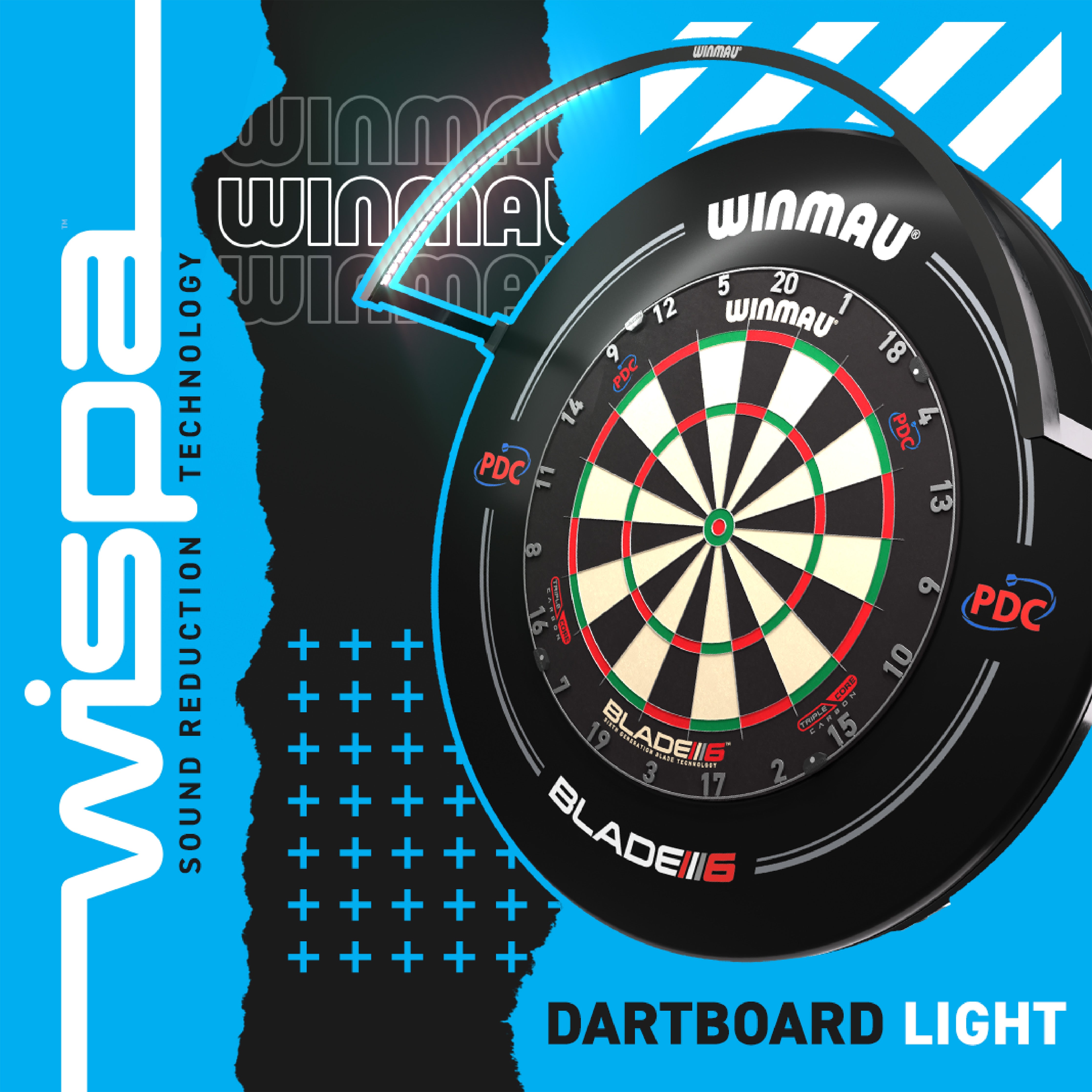 Wispa Dartboard Light