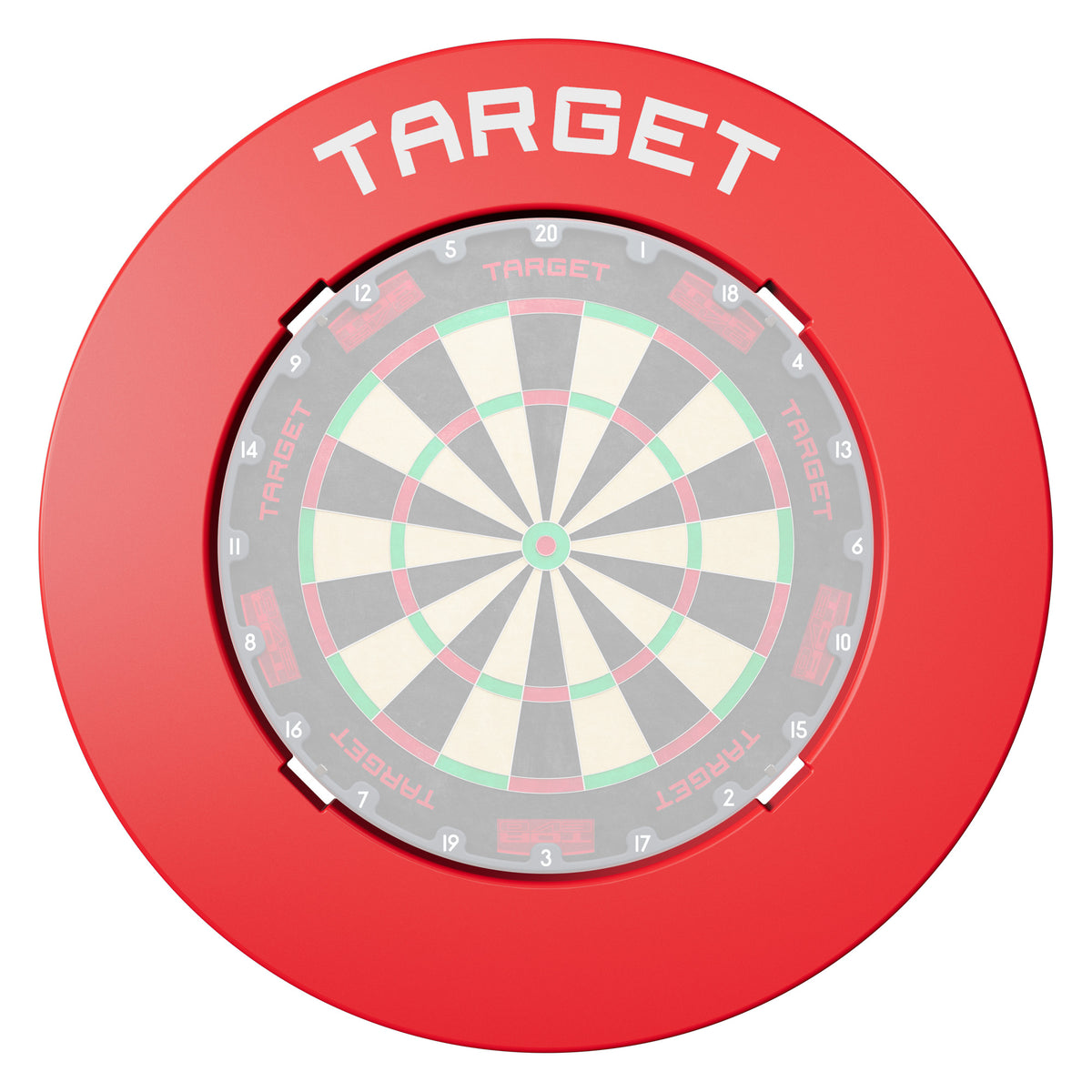 Target Red Notched Dartboard Surround